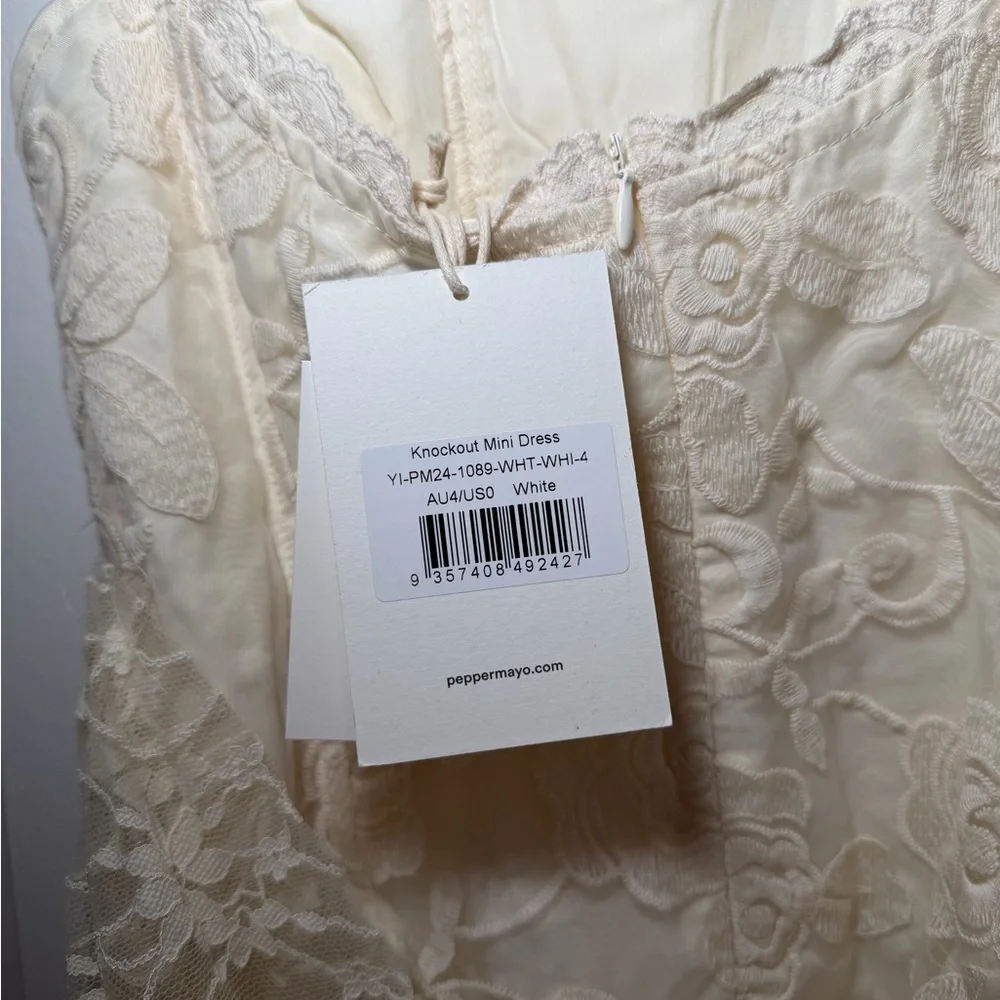Peppermayo knockout mini dress - white - Picture 4 of 4